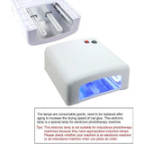 1/4Pcs 9W Nail Art UV Lamp Electronic Nail Dryer UV Bulb U Shaped UV Light