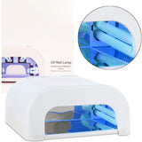 1/4Pcs 9W Nail Art UV Lamp Electronic Nail Dryer UV Bulb U Shaped UV Light