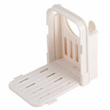 Toast Grater Adjustable Bread Cutter Foldable Bread Cutting Tool Plastic Loaf Grater - Front View