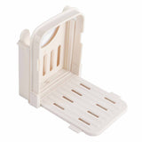 Toast Grater Adjustable Bread Cutter Foldable Bread Cutting Tool Plastic Loaf Grater - Side View