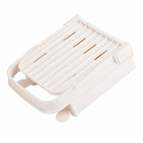 Toast Grater Adjustable Bread Cutter Foldable Bread Cutting Tool Plastic Loaf Grater - Rear View