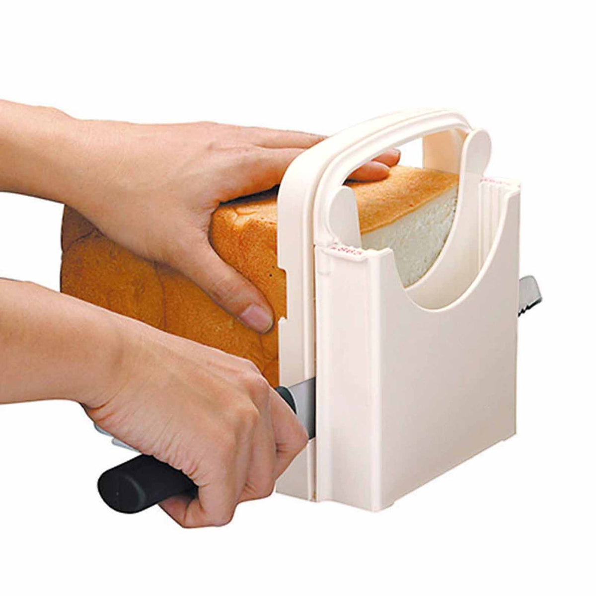 Toast Grater Adjustable Bread Cutter Foldable Bread Cutting Tool Plastic Loaf Grater