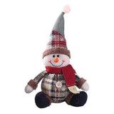 Fashion Cute Santa Snowman Deer Shaped Doll Christmas Doll Christmas Tree Hanging Ornament