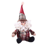 Fashion Cute Santa Snowman Deer Shaped Doll Christmas Doll Christmas Tree Hanging Ornament