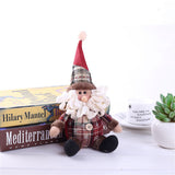 Fashion Cute Santa Snowman Deer Shaped Doll Christmas Doll Christmas Tree Hanging Ornament