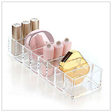 8 Slots Cosmetic Organizer Powder Storage Box Household Women Makeup Tool Case Cosmetic Storage Container - 45-Degree Angle
