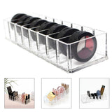 8 Slots Cosmetic Organizer Powder Storage Box Household Women Makeup Tool Case Cosmetic Storage Container