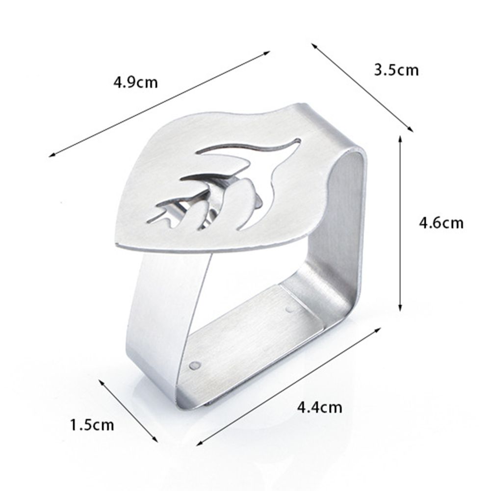 4PCS Stainless Steel Table Cloth Clips Adjustable Table Cover Clamps Table Cloth Holders for Home Picnic Party Wedding Outdoor and Indoor