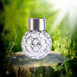 Solar Hollow Ball Light Colorful Small Ball Chandelier Decorative Hanging Lamp