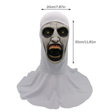 Halloween Nun Horror Mask Cosplay Scary Latex Masks With Headscarf Full Face Helmet Halloween Party Props