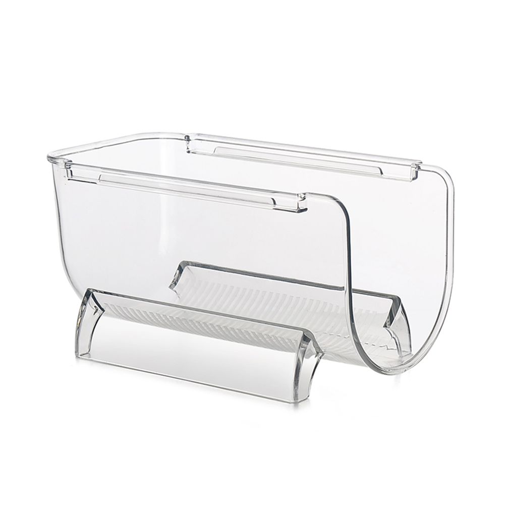 Clear Wine Bottle Organizers Stackable Plastic Wine Rack Holder for Kitchen Countertops Pantry Fridge