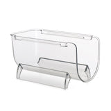 Clear Wine Bottle Organizers Stackable Plastic Wine Rack Holder for Kitchen Countertops Pantry Fridge