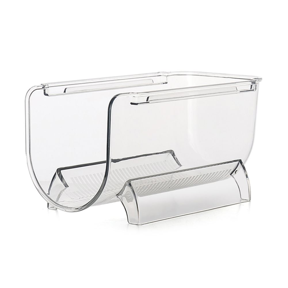 Clear Wine Bottle Organizers Stackable Plastic Wine Rack Holder for Kitchen Countertops Pantry Fridge