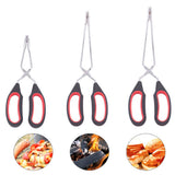 3PCS Scissor Tongs 12Inch/ 11Inch/ 9Inch Barbecue Scissor Tong Stainless Steel Tongs with Plastic Silicone Kitchen Baking Grilling Wire Tongs - Extra Image