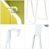 Metal Toilet Paper Holder Stand Tank Toilet Tissue Roll Paper Holder Stand for Bathroom Storage and Organization - Side View