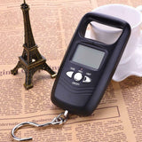 50kg Portable Fishing Digital Weight Scale Electronic Scale Pocket Hanging Hook Luggage Scale for Home Outdoor - Close-Up Angle