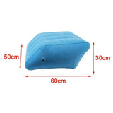 Inflatable Foot Rest Pillow Leg Knee Support Cushion Wedge Pillow for Office Home Travel Use