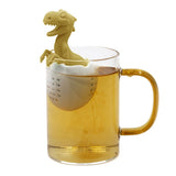 Dinosaurs Shaped Tea Filter Silicone Tea Infuser Heat Resistant Lovely Baby Dinosaurs Shaped Tea Infuser Tea Strainer