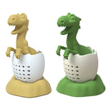 Dinosaurs Shaped Tea Filter Silicone Tea Infuser Heat Resistant Lovely Baby Dinosaurs Shaped Tea Infuser Tea Strainer - Rear View