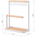 Wooden Jewelry Stand Multifunctional Jewelry Organizer Jewelry Display Stand