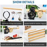 Wooden Jewelry Stand Multifunctional Jewelry Organizer Jewelry Display Stand