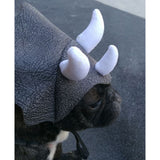 Pet Headwear Triceratops Pet Hat Funny Pet Clothes Dog Cat Dress Up Party Apparel Clothing Cosplay Cute Horn Headdress - 45-Degree Angle