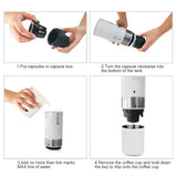 Portable Espresso Machine USB Coffee Maker Small Travel Coffee Machine - 45-Degree Angle