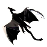 7pcs/Lot 3D Gothic Dragon Wall Sticker Inspired Dragon Wallpaper - 45-Degree Angle