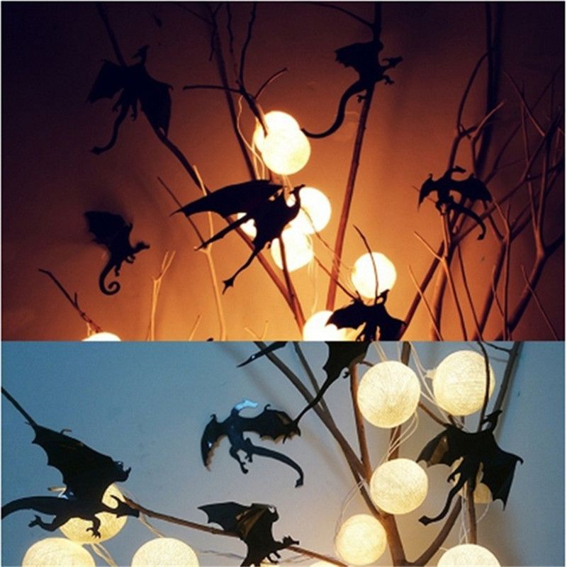 7pcs/Lot 3D Gothic Dragon Wall Sticker Inspired Dragon Wallpaper