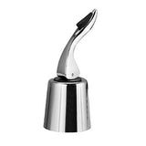 Stainless Steel Vacuum Sealed Wine Bottle Stopper Sealer Saver Preserver Champagne Closures Home Bar Tool - Close-Up Angle