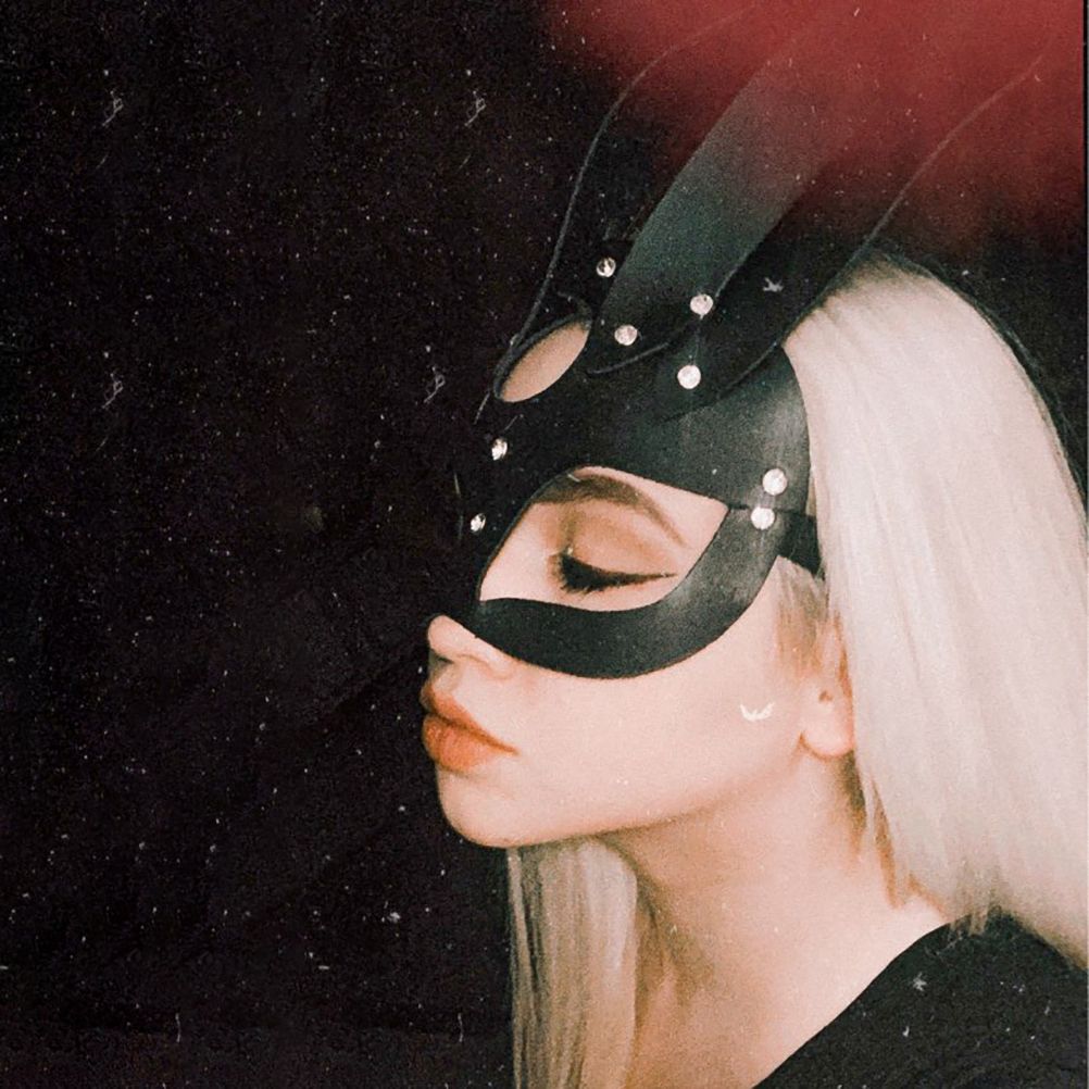 Women Sexy Rabbit Ears Mask Cute Bunny Long Ears Face Mask Halloween Masquerade Party Cosplay Costume Prop