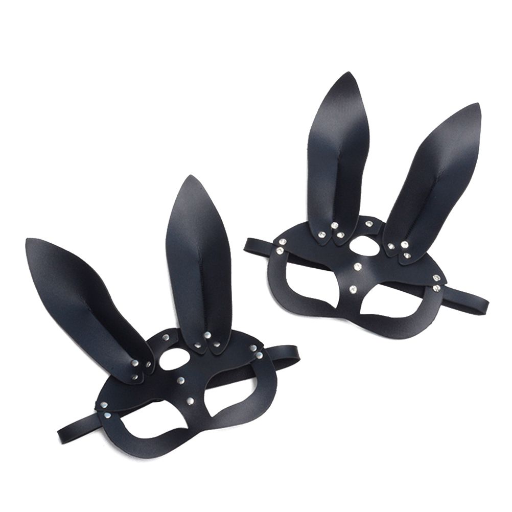 Women Sexy Rabbit Ears Mask Cute Bunny Long Ears Face Mask Halloween Masquerade Party Cosplay Costume Prop