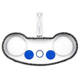 13inch Weighted Pool Vacuum Head with Nylon Bristles Swivel Hose Connection Cleaner for Swimming Pool