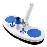 13inch Weighted Pool Vacuum Head with Nylon Bristles Swivel Hose Connection Cleaner for Swimming Pool - Low Angle