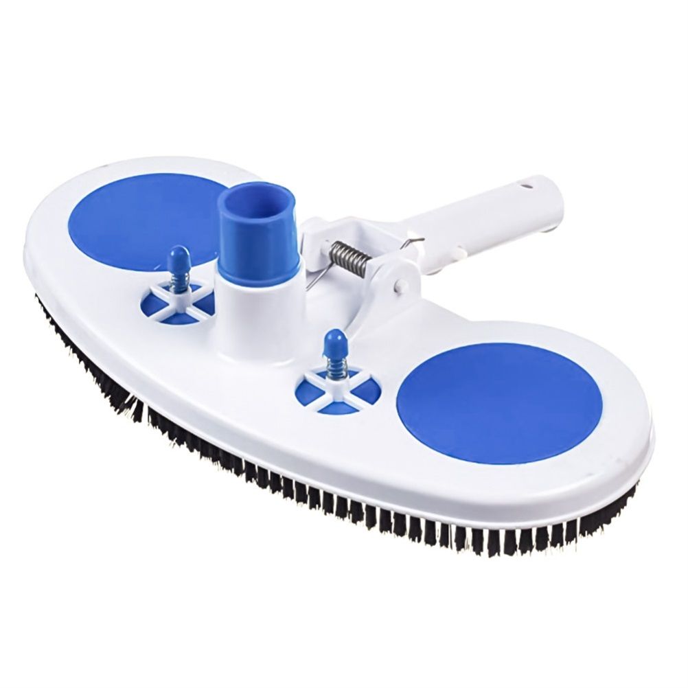 13inch Weighted Pool Vacuum Head with Nylon Bristles Swivel Hose Connection Cleaner for Swimming Pool