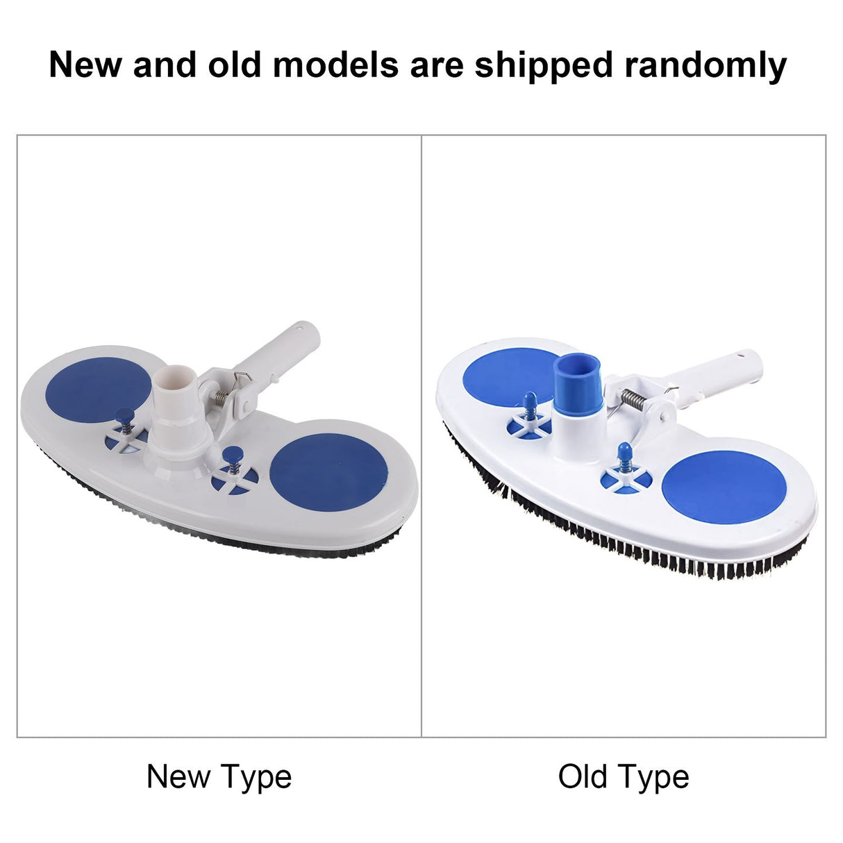 13inch Weighted Pool Vacuum Head with Nylon Bristles Swivel Hose Connection Cleaner for Swimming Pool