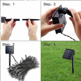 22M 200LEDs Solar String Light Waterproof Solar String Lights Outdoor Garden Solar Light Chain Holiday Christmas Tree Garland