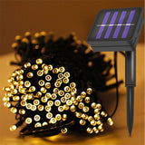 22M 200LEDs Solar String Light Waterproof Solar String Lights Outdoor Garden Solar Light Chain Holiday Christmas Tree Garland