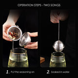 Stainless Steel Ball Tea Infuser Mesh Tea Filter Strainer with Hook for Loose Leaf Tea and Seasoning Spices