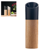 Wooden Salt Pepper Grinder Hand Movement Wood Pepper Mill with Ceramic Grinding Cord Kitchen Grinding Tools