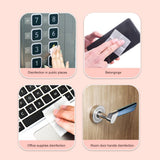 100 Pcs 75% Alcohol Disinfectant Cotton Slices Wet Wipe for Outdoor Skin Cleaning Care - 45-Degree Angle