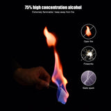 100 Pcs 75% Alcohol Disinfectant Cotton Slices Wet Wipe for Outdoor Skin Cleaning Care