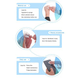 100 Pcs 75% Alcohol Disinfectant Cotton Slices Wet Wipe for Outdoor Skin Cleaning Care - Low Angle