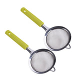 Hand-held Flour Sieve Stainless Steel Wire Flour Sieve Kitchen Flour Filters