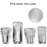 Stainless Steel Tea Filter with Lid Tea Strainer with Handles Metal Tea Infuser