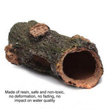 Resin Aquarium Ornament Hollow Trunk Fish Tank Tree Log Wood Landscape Fish Tank Decoration - Top-Down View