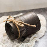 Garden Metal Plant Pots Vintage Milk Churn Flower Bucket Hanging Flower Holder