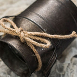 Garden Metal Plant Pots Vintage Milk Churn Flower Bucket Hanging Flower Holder - Top-Down View