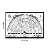 Family Tree Chart Generation Genealogy Poster Blank Fillable Family Tree Chart - Front View
