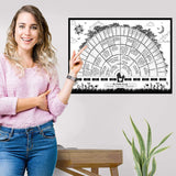 Family Tree Chart Generation Genealogy Poster Blank Fillable Family Tree Chart